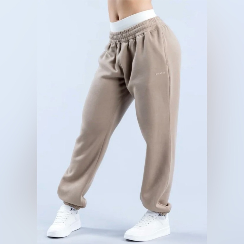DFYNE Revive Heavy Weight Jogger - Beige - S - NWOT